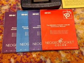 SNK Neo Geo Pocket Color Console Stone Blue Handheld System  Excellent Condition