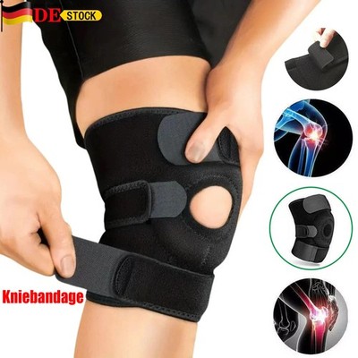 Orthopädische Kniebandage Kniestütze Schutz Sport Bandage Klettverschluss Knie