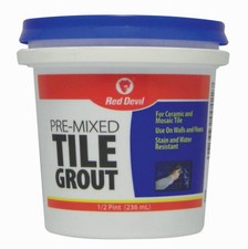 Pre-Mixed Tile Grout, 1/2-Pint - 0422