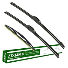 16" 16" windshield wiper blades with 12" Rear Wiper Blades Set Replacement for