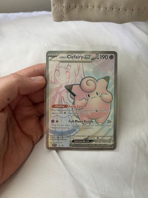 Lillie's Clefairy ex 195 Holo Promo Scarlet & Violet Promo Pokemon Near Mint