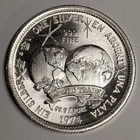 Vintage 1 oz .999 Fine Silver ~ 1974 One Silver Universal Trade Unit