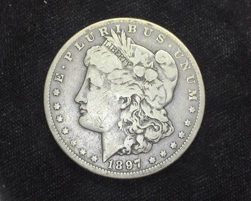 HS&C: 1897 O Morgan Dollar XF - US Coin