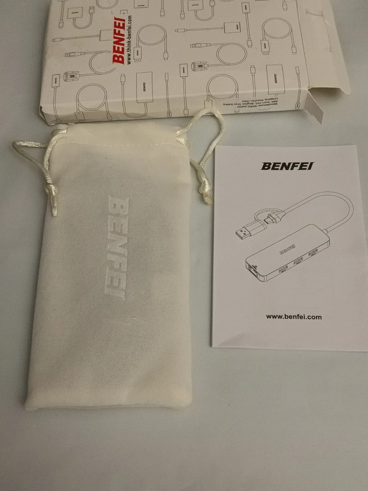 Benfei 5-in-1 USB C Hub with 3 USB 3.0 Ports and Gigabit Ethernet