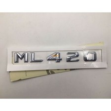 Für Mercedes Benz ML420 Klasse Heck Stamm ML Schriftzug Chrom Abzeichen Für Mercedes Benz ML420 Klasse Heck Stamm ML Schriftzug Chrom Abzeichen