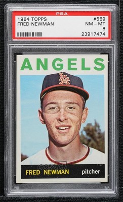 1964 Topps High # Fred Newman #569 PSA 8 2d2