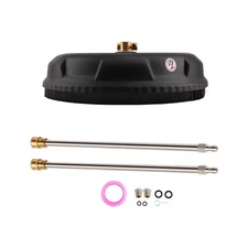 15 Inch Surface Cleaner 4000 PSI for Pressure Washer + 2 Extension Wands