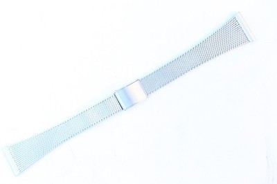 LeMod Vintage NOS Uhrband 18mm Edelstahl Milanaise Silber Meshband