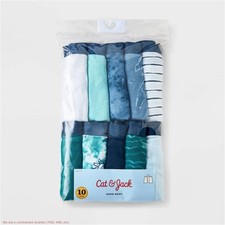 Boys' 10pk Tie Dye Boxer Briefs - Cat Jack Green L SEE DEAL