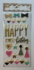 Crate Paper Maggie Holmes Confetti Die Cut Flat Color Wood Pieces-25 Pieces