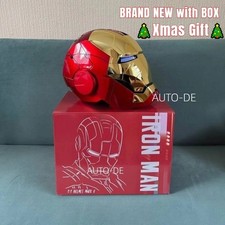 Autoking Iron Man MK5 1:1 Helmet Electronic Wearable Voice-control Mask Gifts US