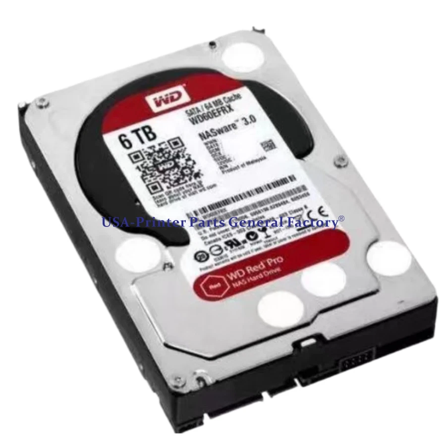 Fits For WD60EFRX WD Red 3.5" 6TB NAS ware 3.0 68L0BN1 68MYMN1 SATA 64MB HDD - Image 2 of 3