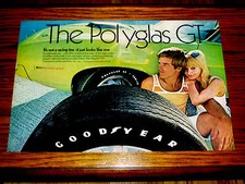 1970 Plymouth Barracuda Original Goodyear Ad Polyglas Gt426 Hemidecalwheel