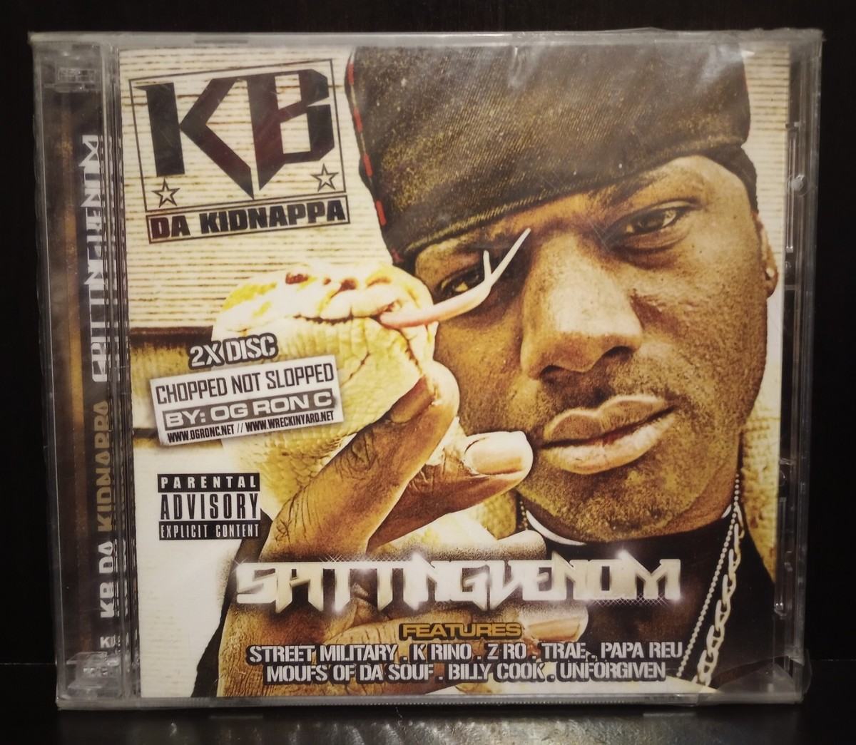 KB Da Kidnappa - Spitting Venom 2CD Chopped Not Slopped | eBay