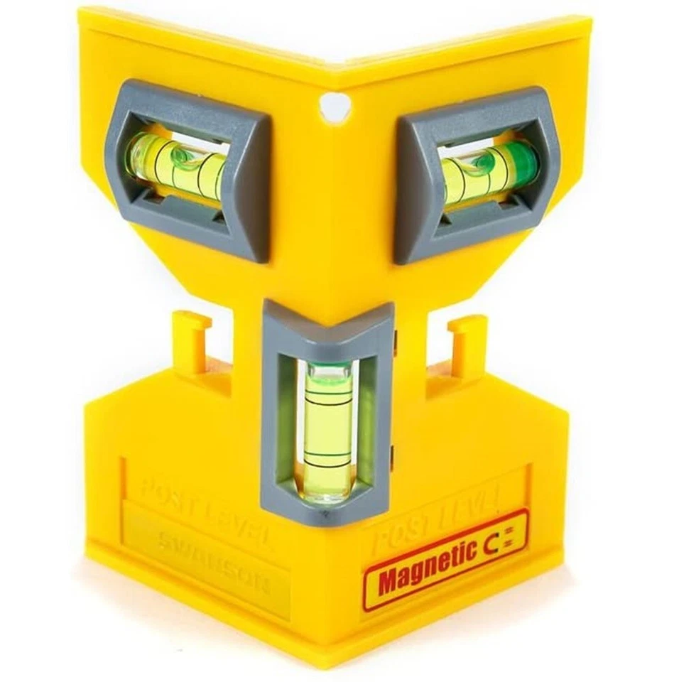 Swanson Tool Co. Folding Magnetic Composite 90° Angle Post Level Hands-Free - Image 3 of 4