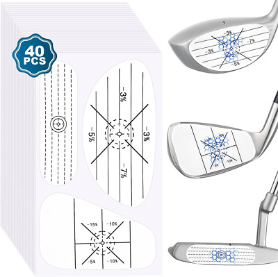 Rechtshänder Golf Impact Tape, Golfschläger Schlagaufkleber, Golf Schwungtrainer