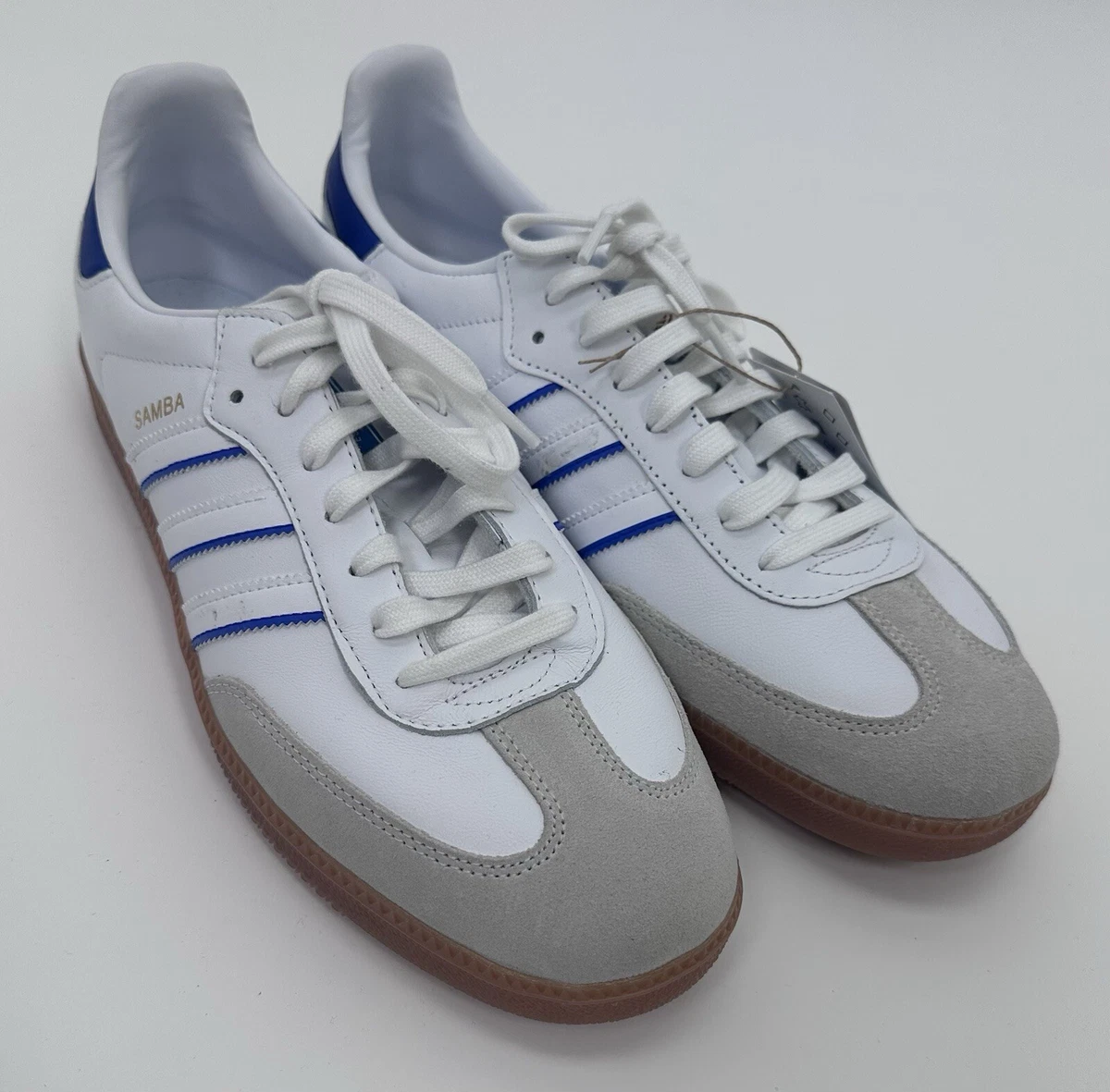Adidas Samba OG Two Tone Stripes - Grey Blue for sale | eBay