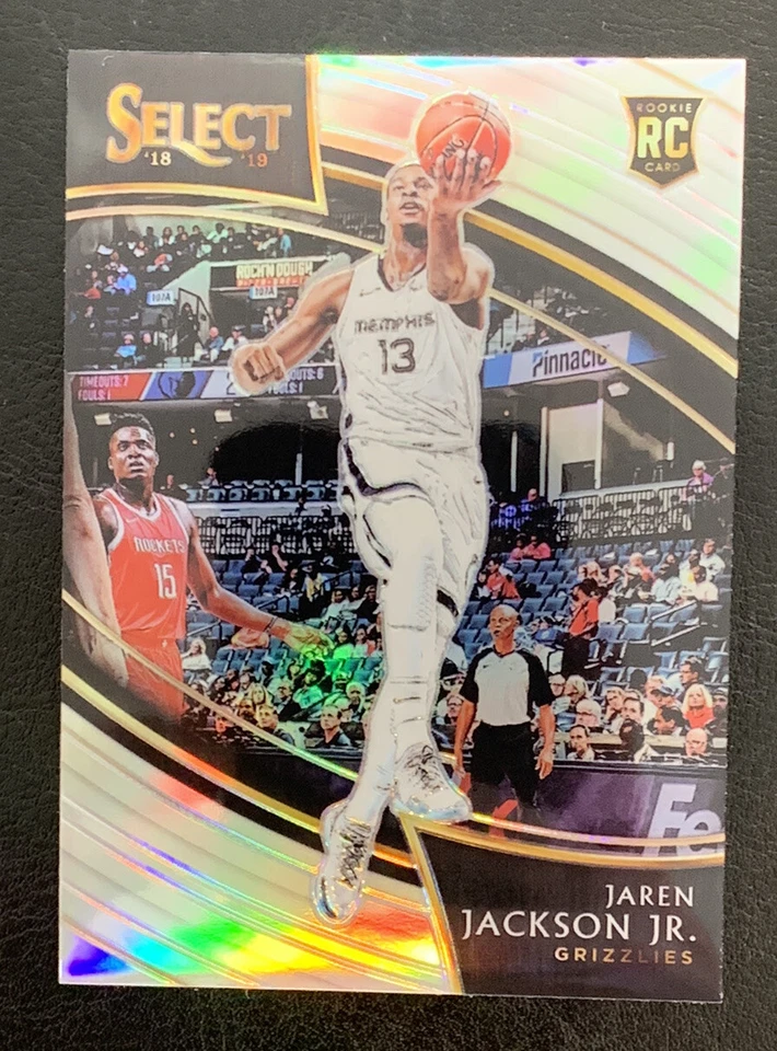 2018-2019 Panini Select JAREN JACKSON JR #239 Rookie Courtside Silver Prizm - SP - Image 2 of 4