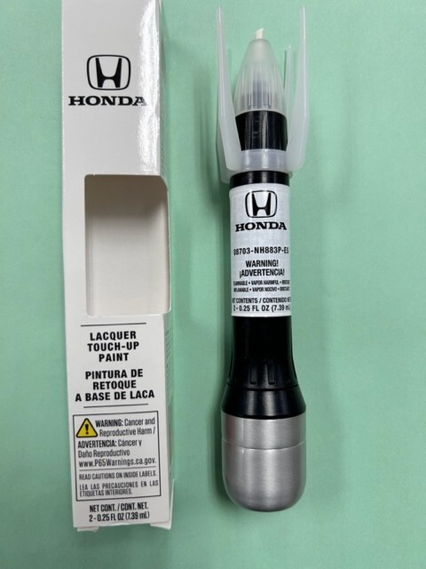Genuine Honda Platinum White Pearl NH883 Touch Up Paint
