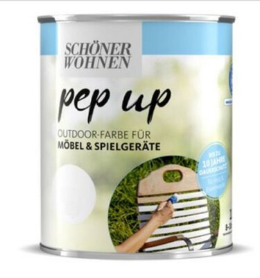 Pep up Outdoor-Farbe für Möbel & Spielgeräte 1 l anthrazit