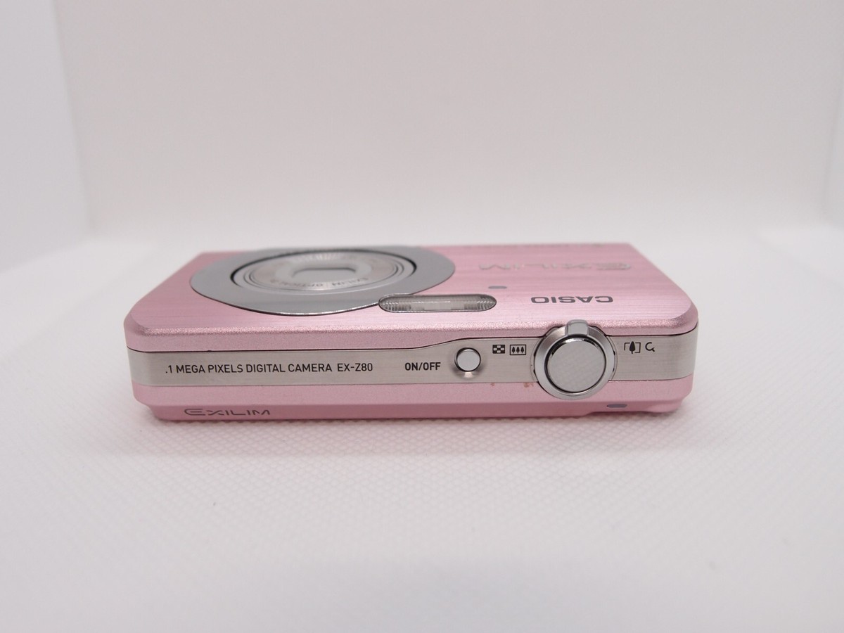Casio EXILIM EX-Z80 Digital Camera Pink 8.1MP 3x w/ Box