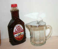 VTG 1951 Bloomfield Ind McK Glass Syrup Dispenser B-142