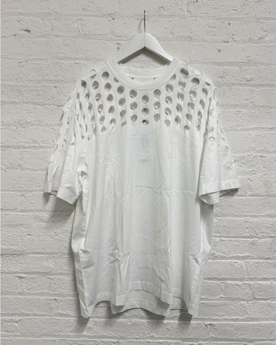 小物 s. Maison Margiela MAISON MARGIELA S/S 2020 RUNWAY WHITE COTTON PUNCH HOLE