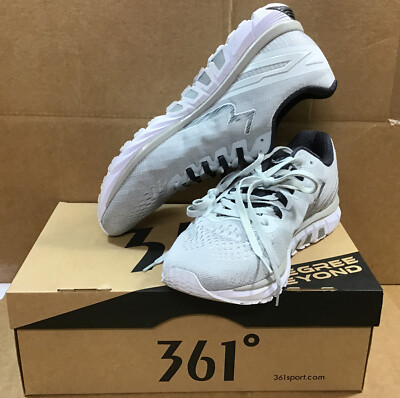 361 Men's Strata 3 Oyster Mushroom/Ebony Running Shoes