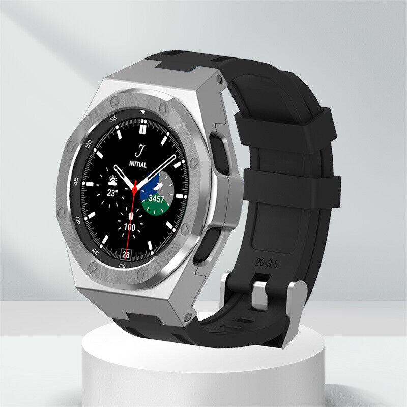 For Samsung Galaxy Watch4/4 Classic/5 Pro/6 Steel Case For Samsung Galaxy Watch4/4 Classic/5 Pro/6 Steel Case