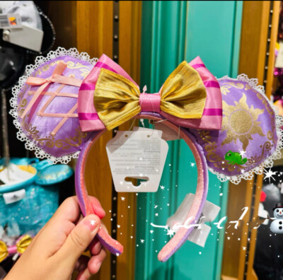 Disney Parks Rapunzel Tangled Pascal Mickey Ears Headband  display picture 3
