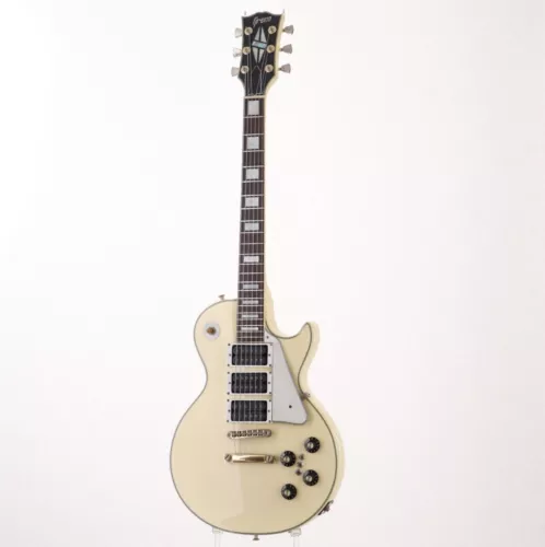 Used Greco EG-? MIJ Lawsuit Les Paul Custom 3PU White Modified 5.16kg W/HSC