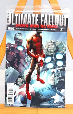 ULTIMATE FALLOUT 4 NM 1st PRINT POLYBAGGED 1st APPEARANCE MILES MORALES LB3