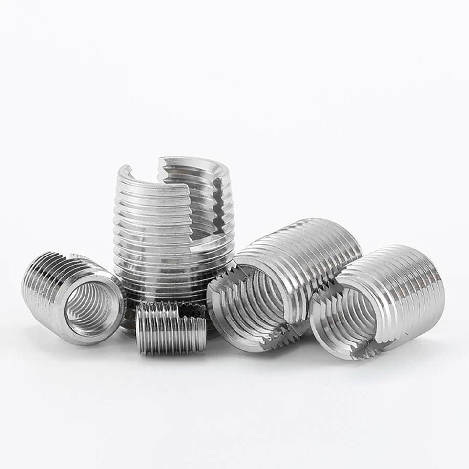 Gewindeeinsatz selbstschneidend Edelstahl VA A1 M2 - M20 Einschraubmutter muffe - Bild 2 von 3