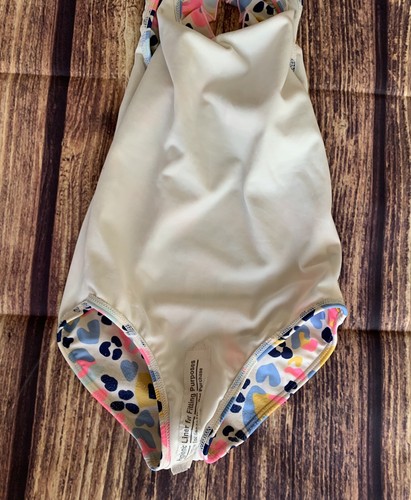Cat & Jack Girl's Sleeveless Multicolor Ruffles One Piece Swimsuit Size: M (7/8) - Picture 9 of 9
