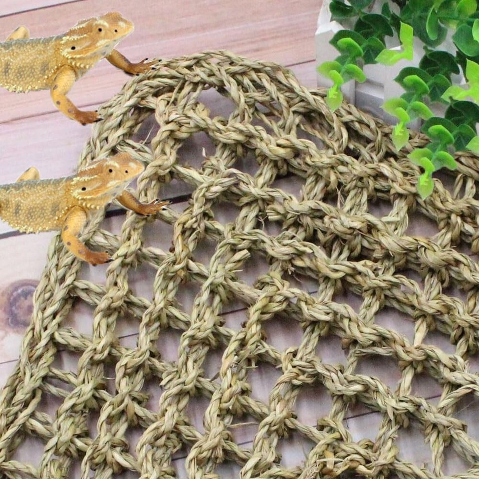 Bearded Dragon Accessories Set 2 Pack,Hammock for Bearded Dragon