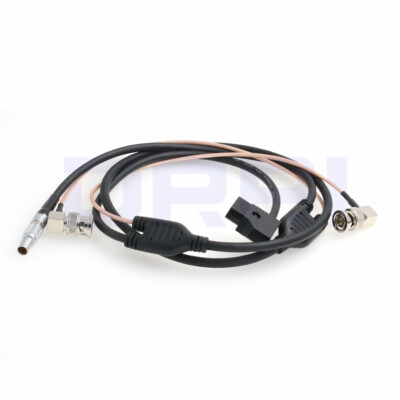 BNC & 2-Pin 0B to BNC & D-Tap Video Cable Power for Gratical Eye EVF/ Teradek