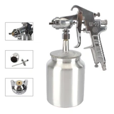 2.5-4 MM Nozzle Air Paint Spray Gun Sprayer Gravity Feed Auto Painting 600cc