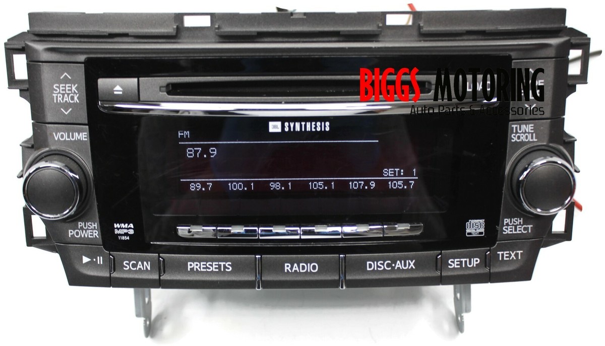 2011-2012 Toyota Avalon 11854 Radio Stereo 6 Disc Changer Cd