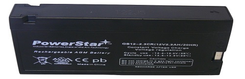 PowerStar 12V 2.3Ah Camcorder Battery For Panasonic OmniMovie VHS HQ AFX6