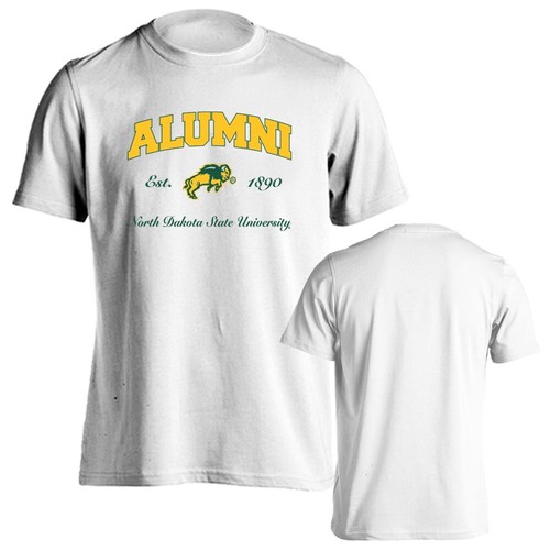 North Dakota State University Bison Alumni Skript Text Kurzarm T-Shirt - Bild 13 von 15