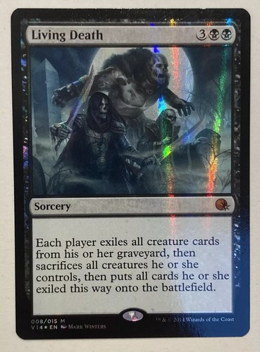 FOIL Living Death , From The Vault: Annihilation , MTG , LP