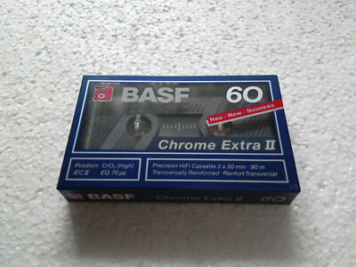 BASF Chrome Extra II 60 Kassette NEU und OVP