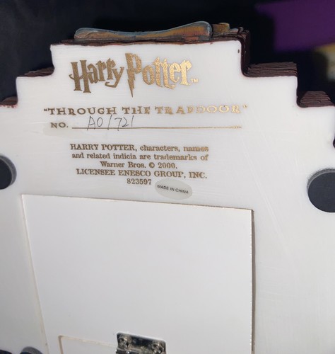Vintage 2000 Harry Potter Through The Trapdoor Light up Statue Figurine New TD - Picture 10 of 12