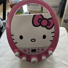 2014 Hello Kitty Disco Party Karaoke/CD Player No Mic  For Parts