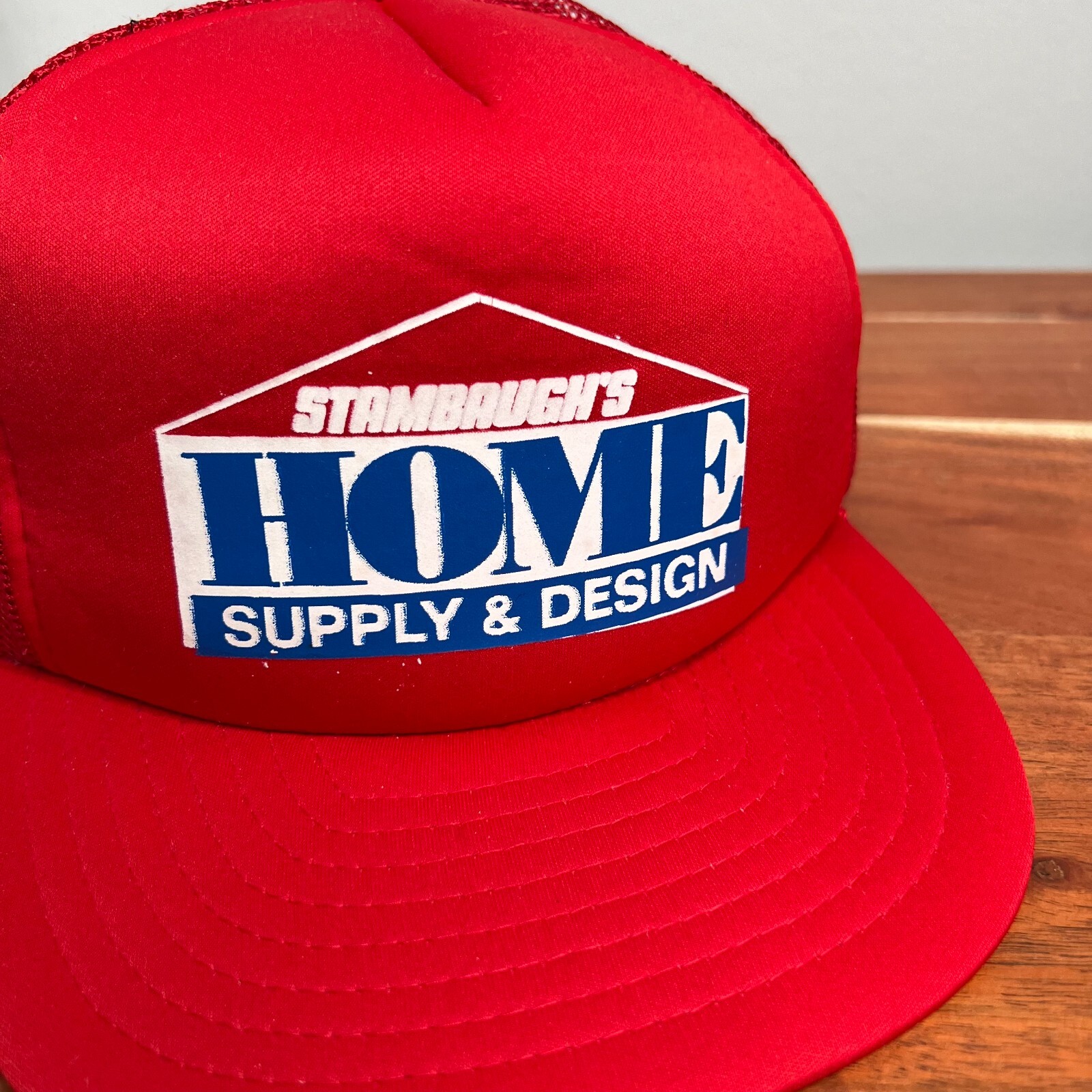 Vintage Construction Snapback Hat Stanbaugh's Hom… - image 2