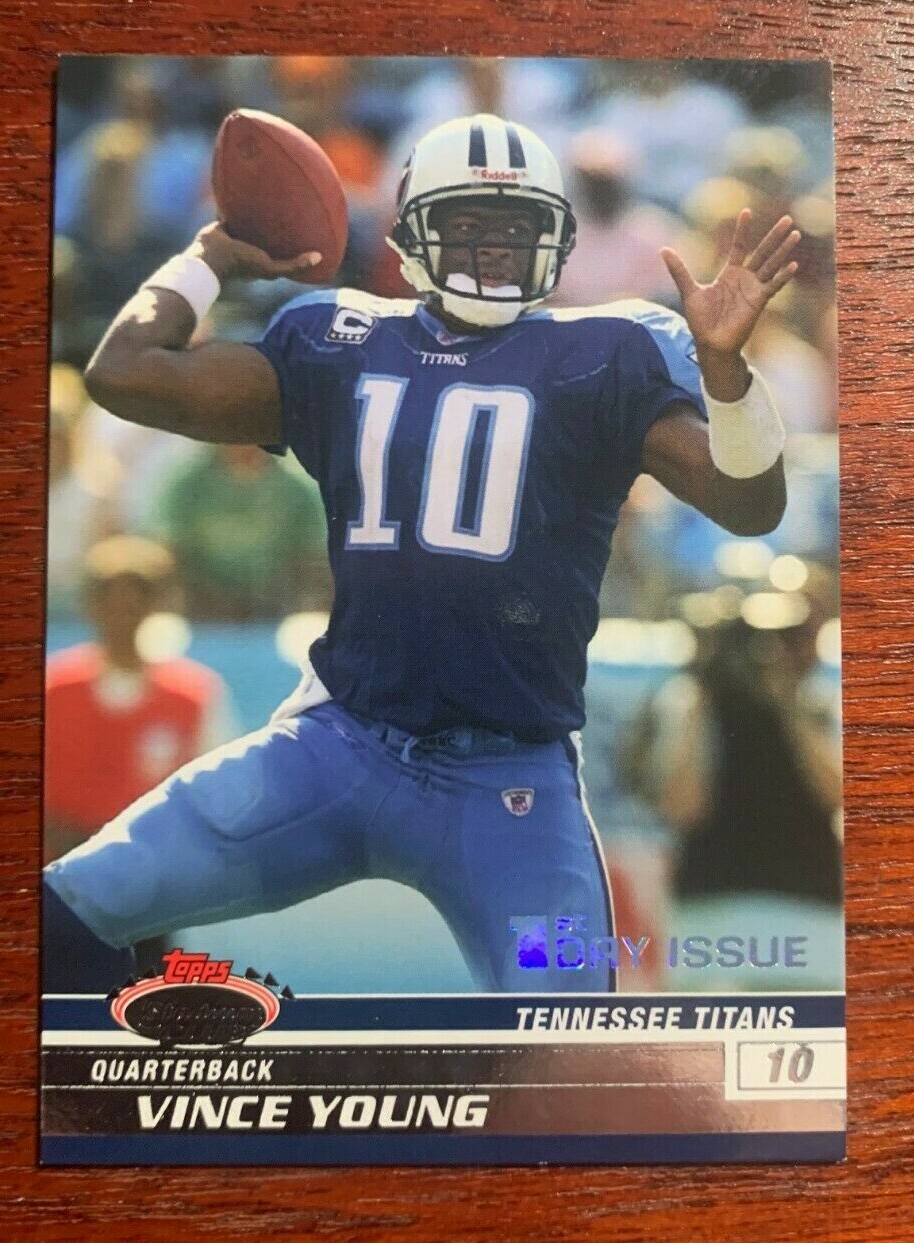 2008 Stadium Club Football 1st First Day Issue #9 Vince Young Titans #0374/1499 
