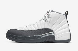 retro 12 white dark grey