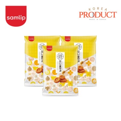 SAMLIP Mini Yakgwa 200g x 3pcs Traditional Korean Dessert Cookie Yakgwa