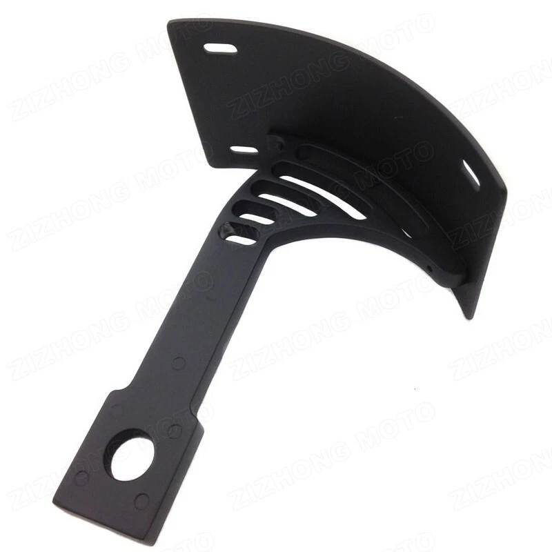 Soporte de matrícula lateral negro para Yamaha Vmax 1700/1200 Warrior 350 1990-2018 Foto 3 de 4