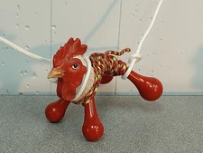 MICRO Chicken Roping Dummy w/ 2-Chicken Ropes Roping Toy Head and Heel Skill Toy